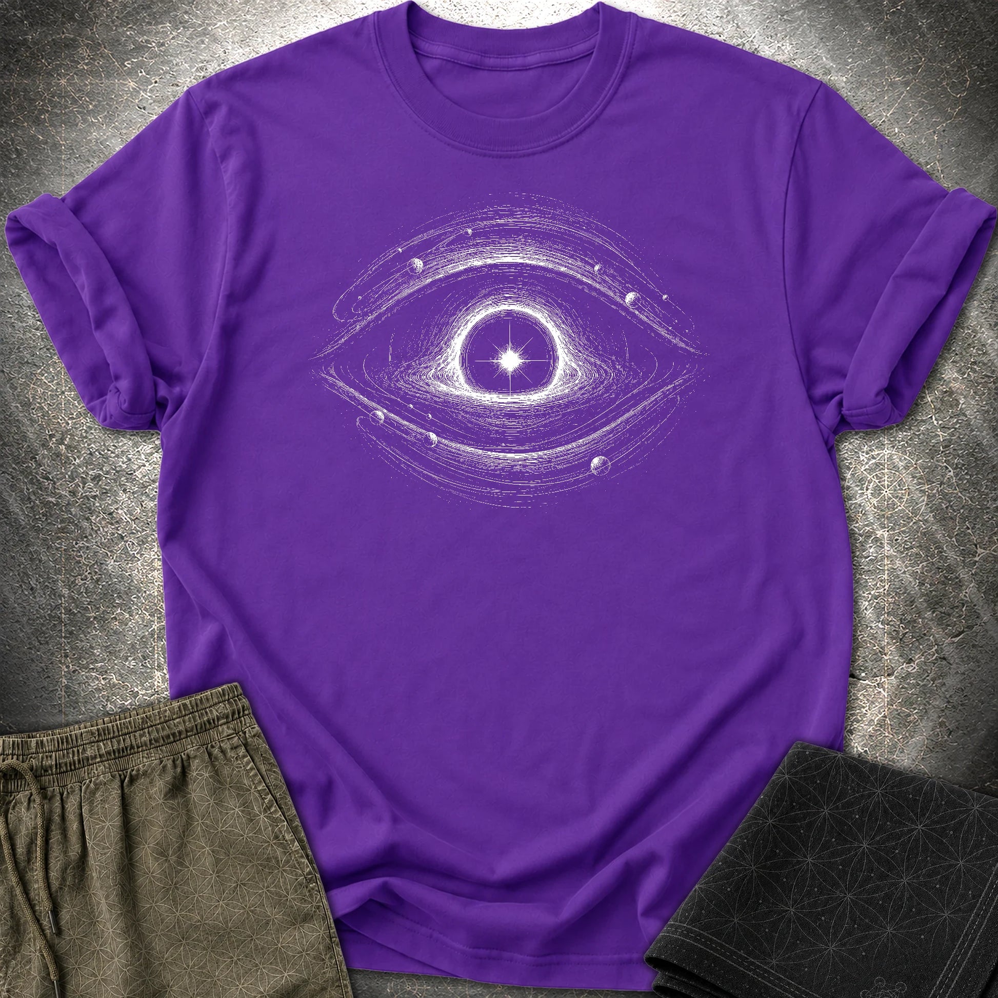 Eye Of The Void T-Shirt - Eye Of The Void T-Shirt - Purple