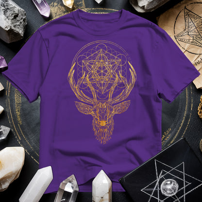 Metatron's Cube Deer T-Shirt