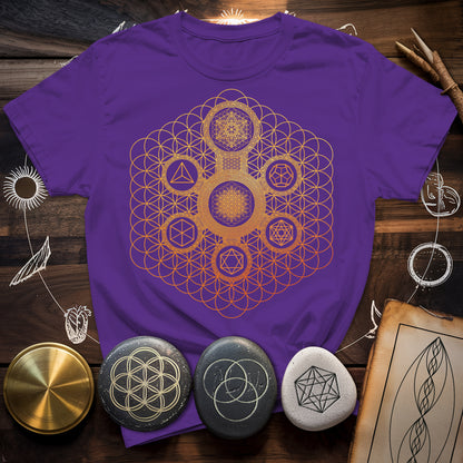 Metatron's Platonic Solids T-Shirt