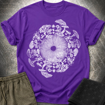 Mushroom Iris - Mushroom Iris T-Shirt - Purple