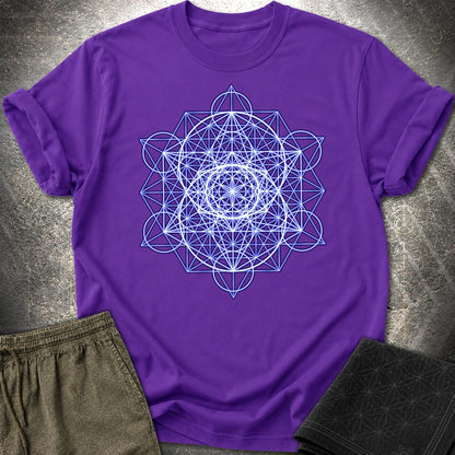 Vesica Eye Of The Universe T-Shirt - Vesica Eye Of The Universe T-Shirt - Purple