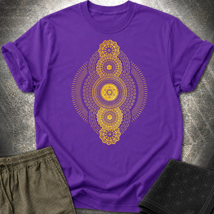 Metatron's Geometric Explosion T-Shirt - Metatron's Geometric Explosion T-Shirt - Purple
