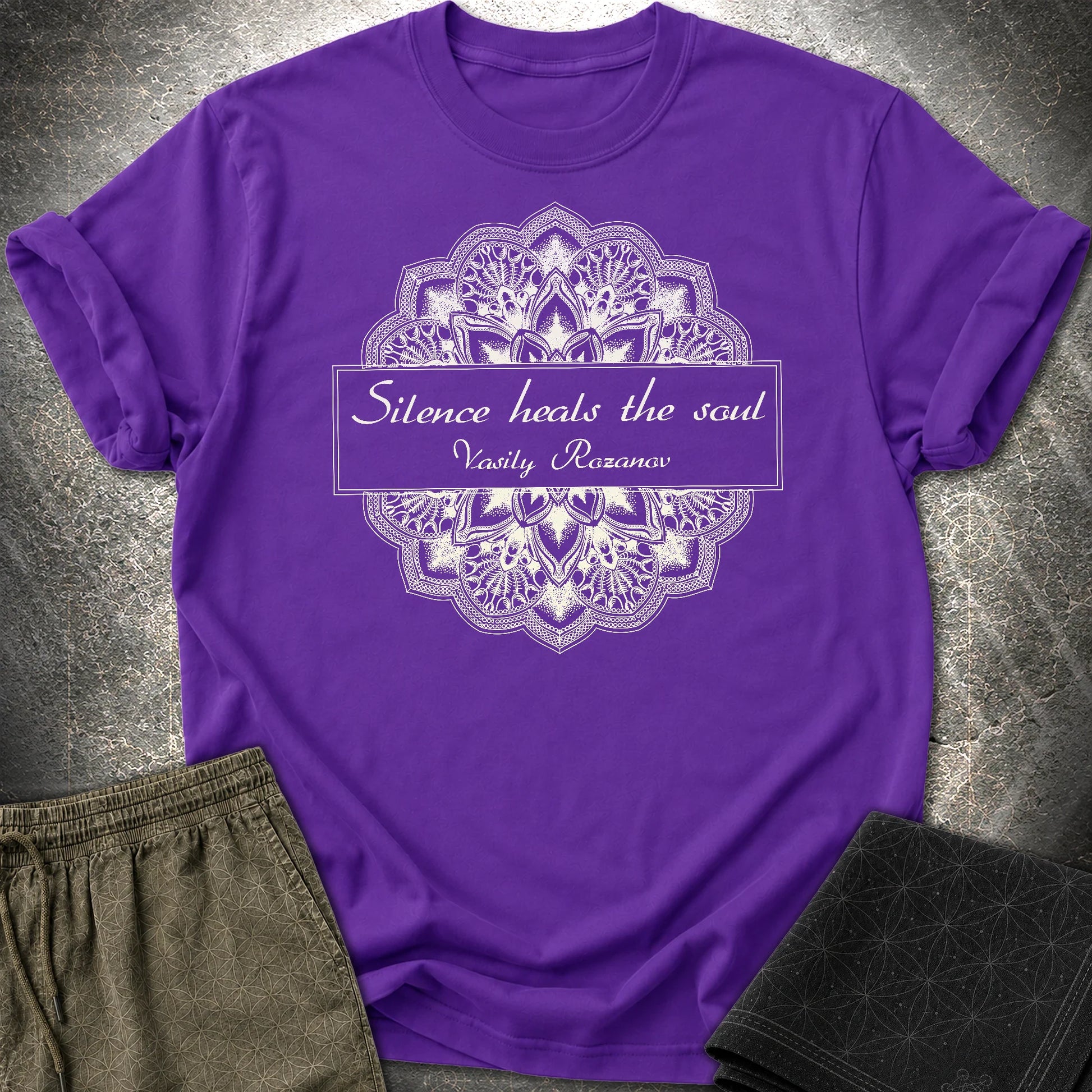 Vasily Rozanov Silence T-Shirt - Vasily Rozanov Silence T-Shirt - Purple