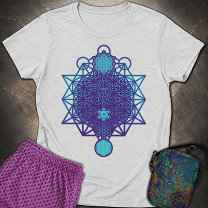 All The Sacred Geometry - All The Sacred Geometry Women’s T-shirt - RS Sport Grey