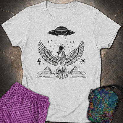 Shadow Falcon Under Alien Light - Shadow Falcon Under Alien Light Womens T-Shirt - RS Sport Grey