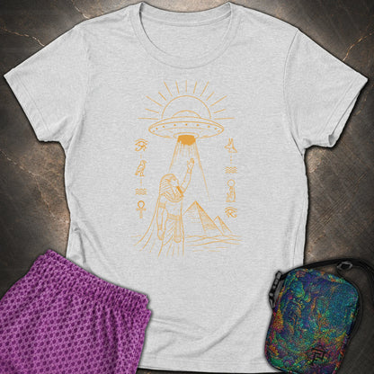 Pharaoh Reaching for the Sky Vessel - Pharaoh Reaching for the Sky Vessel Womens T-Shirt - RS Sport Grey