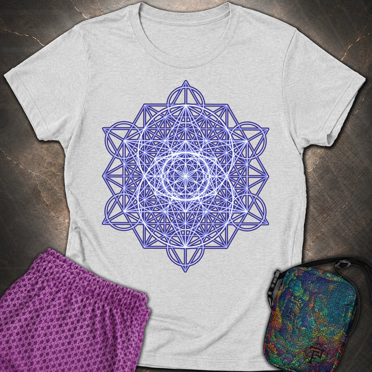 Vesica Eye Of The Universe - Vesica Eye Of The Universe Womens T-Shirt - RS Sport Grey