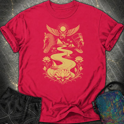 Golden Nile Between Two Crowns - Golden Nile Between Two Crowns Comfort T-Shirt - Red