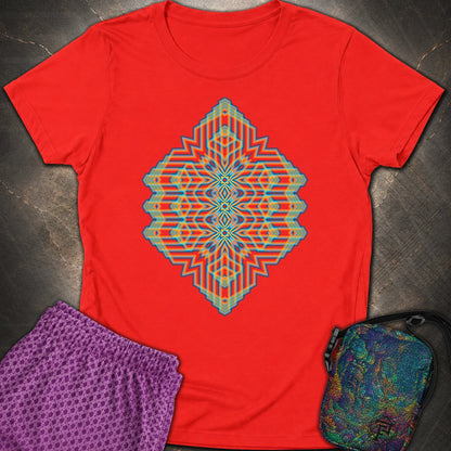 Triune Signal Temple - Triune Signal Temple Womens T-Shirt - Red