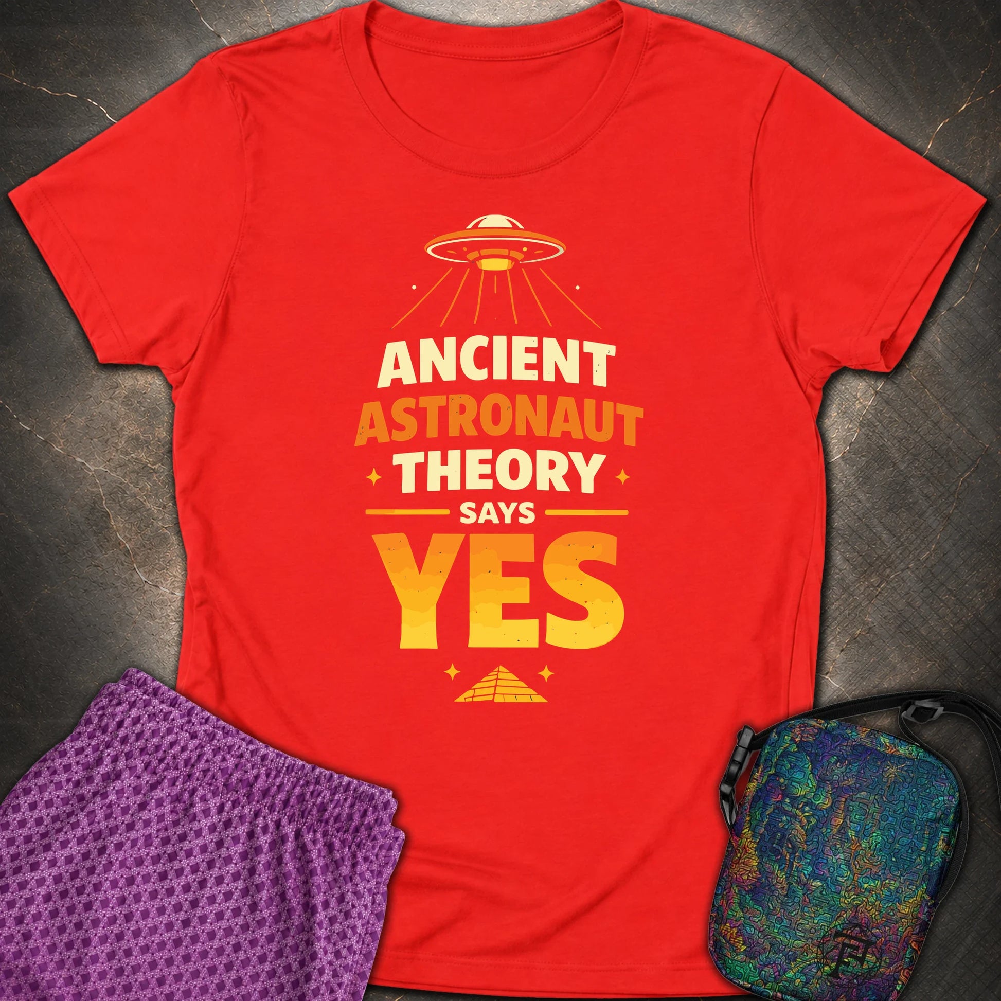 Ancient Theory - Ancient Theory Womens T-Shirt - Red