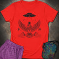 Shadow Falcon Under Alien Light Womens T-Shirt