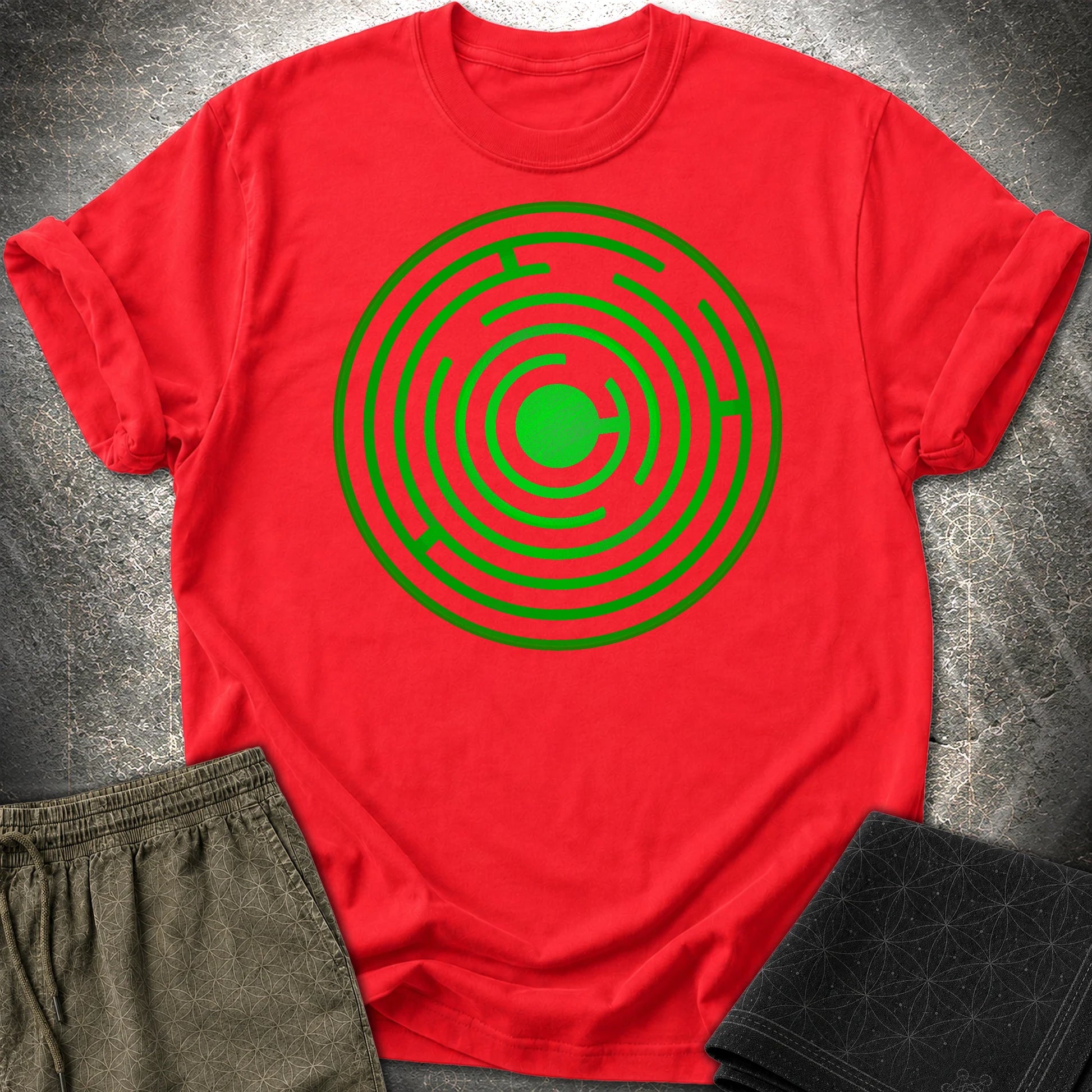 Maze of Mind T-Shirt - Maze of Mind T-Shirt - Red