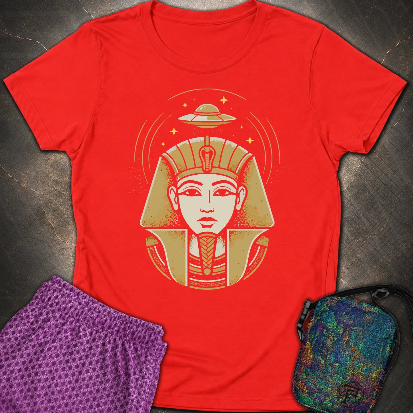 Faraon Ufo - Faraon Ufo Womens T-Shirt - Red