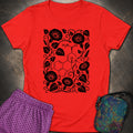 Morning Glory Molecule Womens T-Shirt