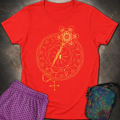 Psilocybin Key To Universe - Psilocybin Key To Universe Women’s T-shirt - Red