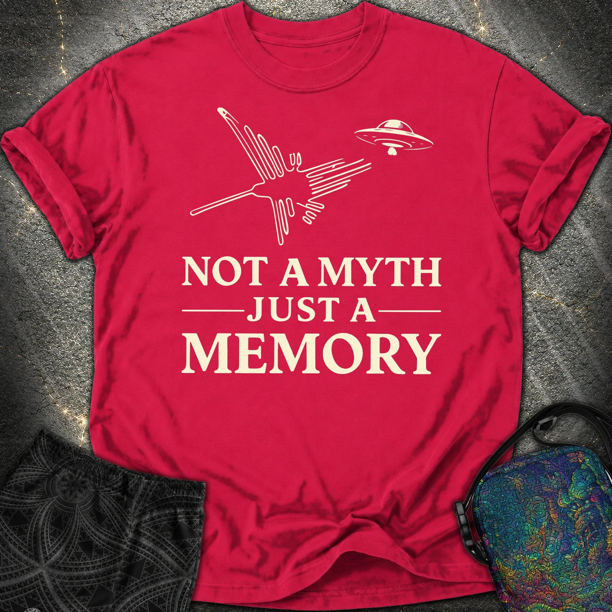 NOT MYTH JUST MEMORY - NOT MYTH JUST MEMORY Comfort T-Shirt - Red