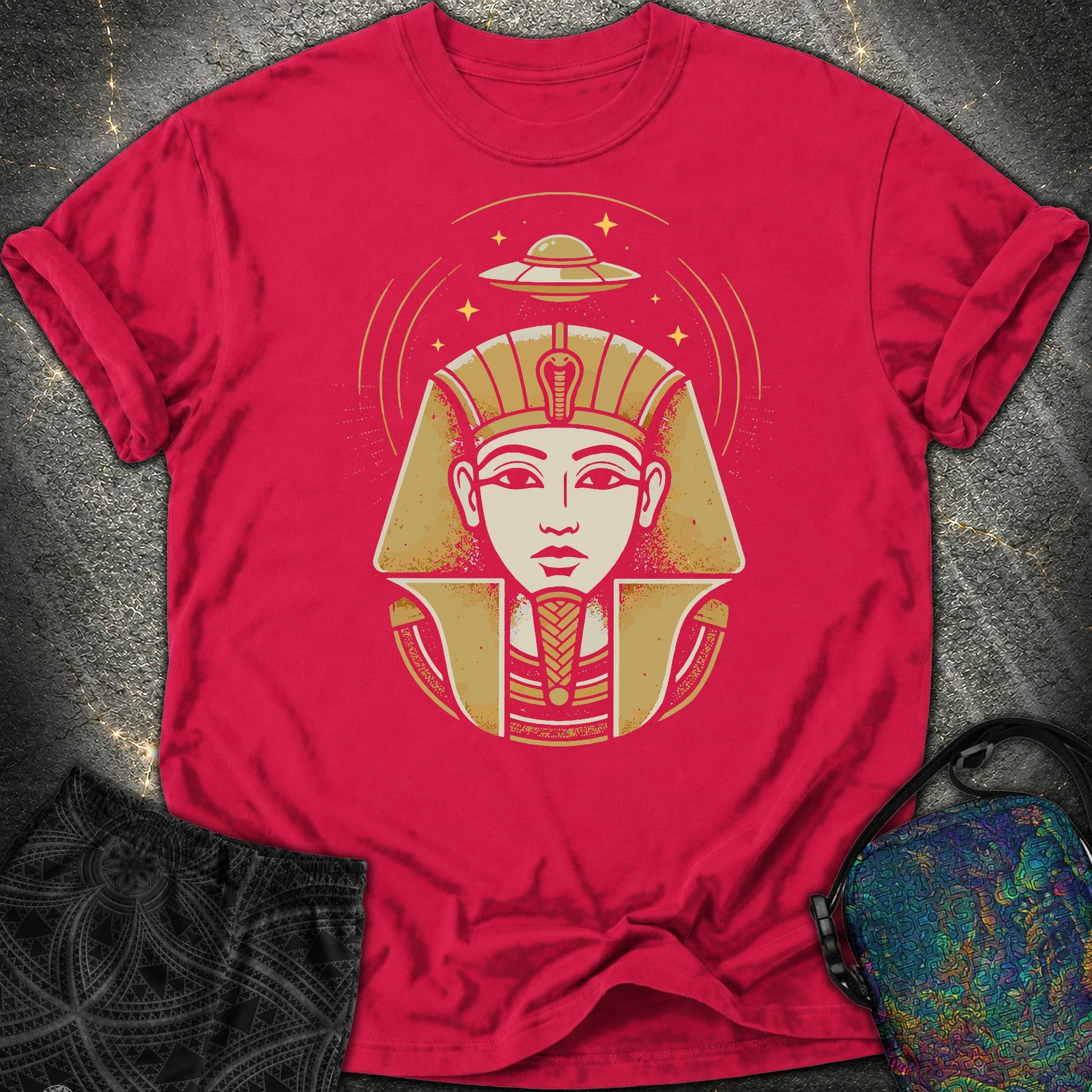 Faraon Ufo - Faraon Ufo Comfort T-Shirt - Red