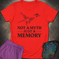 Not a Myth, Just a Memory - Dark Ink Womens T-Shirt