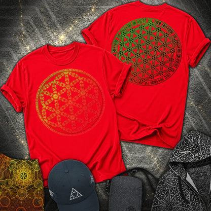 Seed and Flower 2 Sided T-Shirt - Seed and Flower 2 Sided T-Shirt - Red