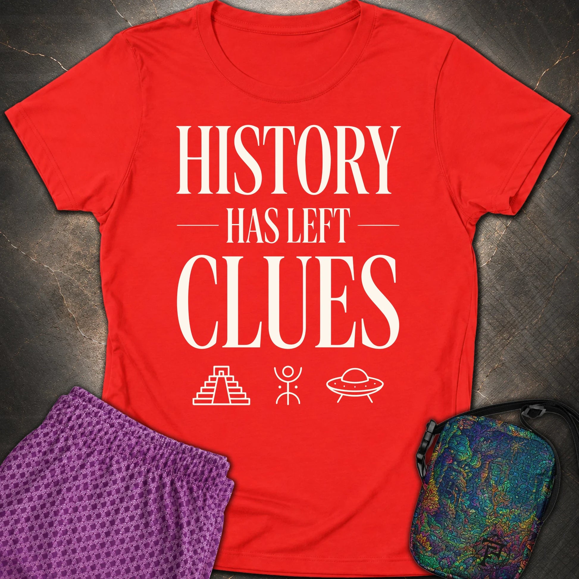 History - History Womens T-Shirt - Red