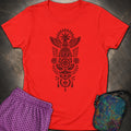 Totem Black Womens T-Shirt
