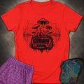 Mushroom Radio Womens T-Shirt
