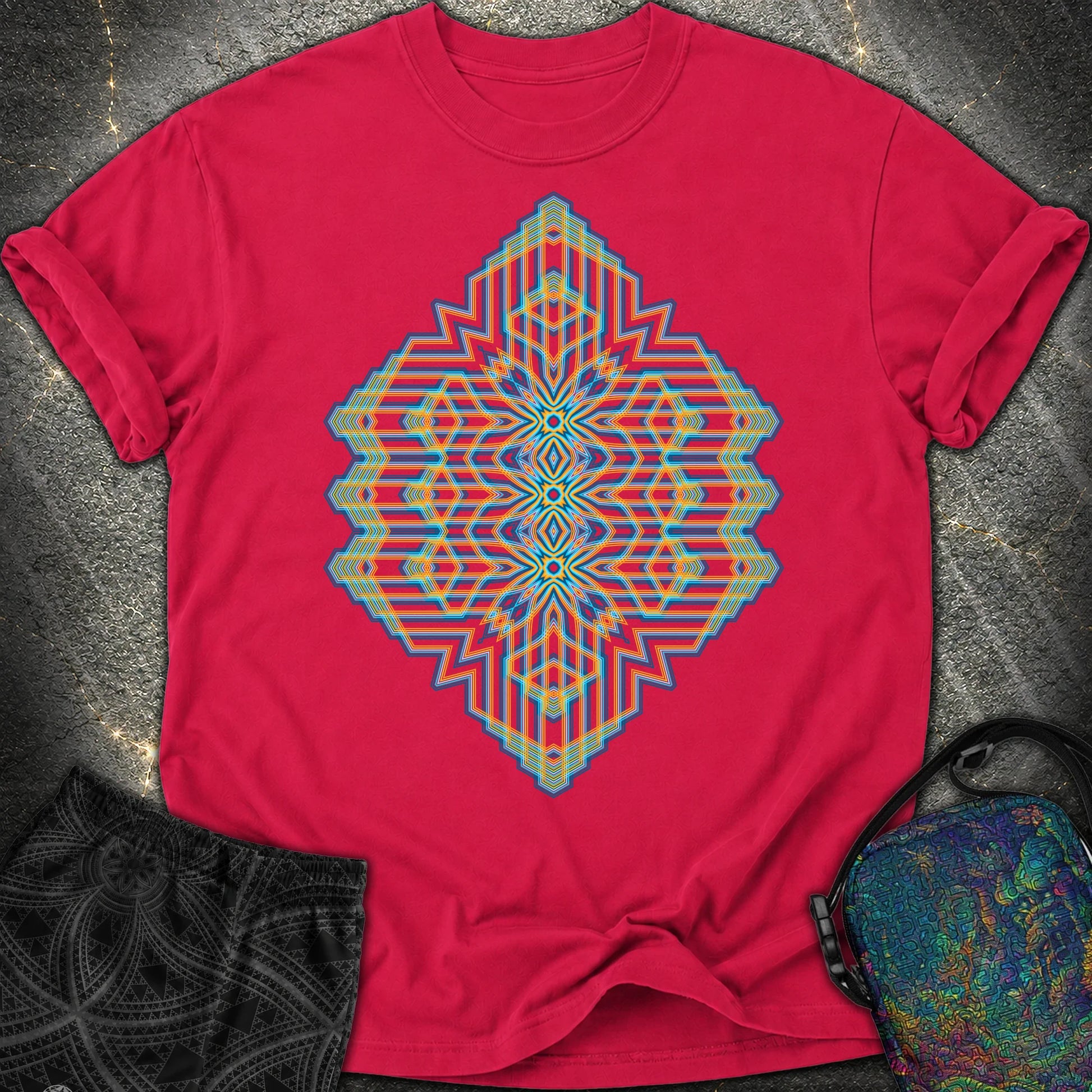 Triune Signal Temple - Triune Signal Temple Comfort T-Shirt - Red
