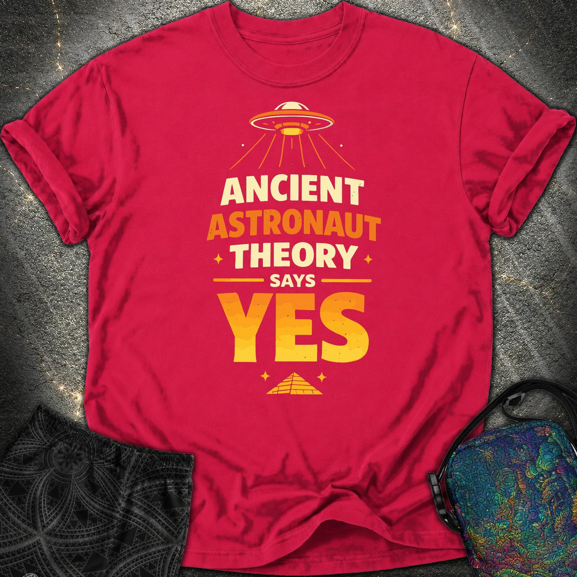 Ancient Theory - Ancient Theory Comfort T-Shirt - Red