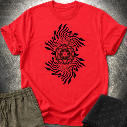 Spiral Metatron T-Shirt - Spiral Metatron T-Shirt - Red