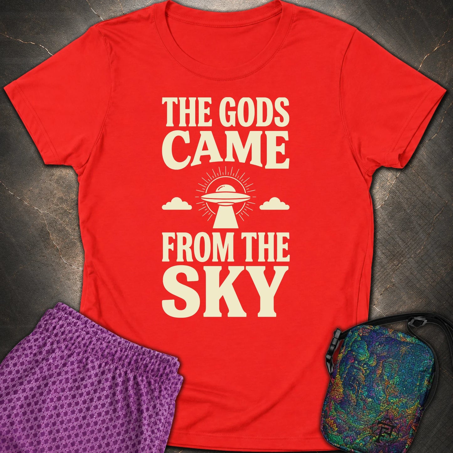 The Gods Come - The Gods Come Womens T-Shirt - Red