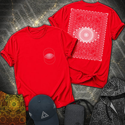 Eye Of The Creator 2 Sided T-Shirt - Eye Of The Creator 2 Sided T-Shirt - Red