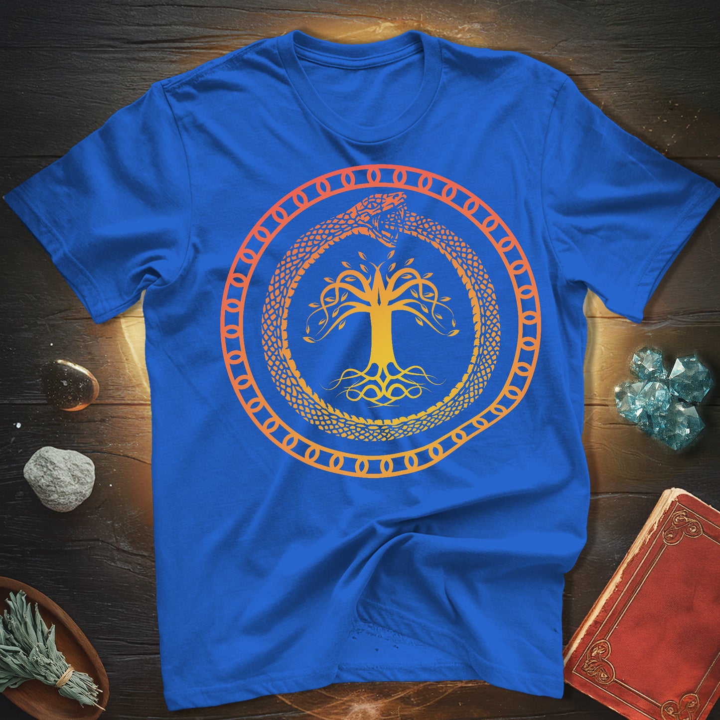 Ouroboros Tree Of Life Unisex T-Shirt