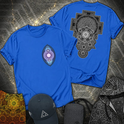 Ultimate Sacred Geometry 2 Sided T-Shirt - Ultimate Sacred Geometry 2 Sided T-Shirt - Royal