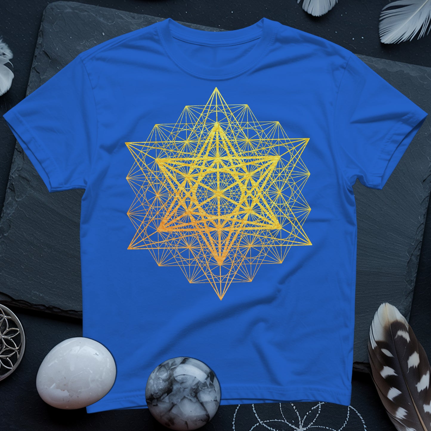 Metatron's Cube Grid T-Shirt