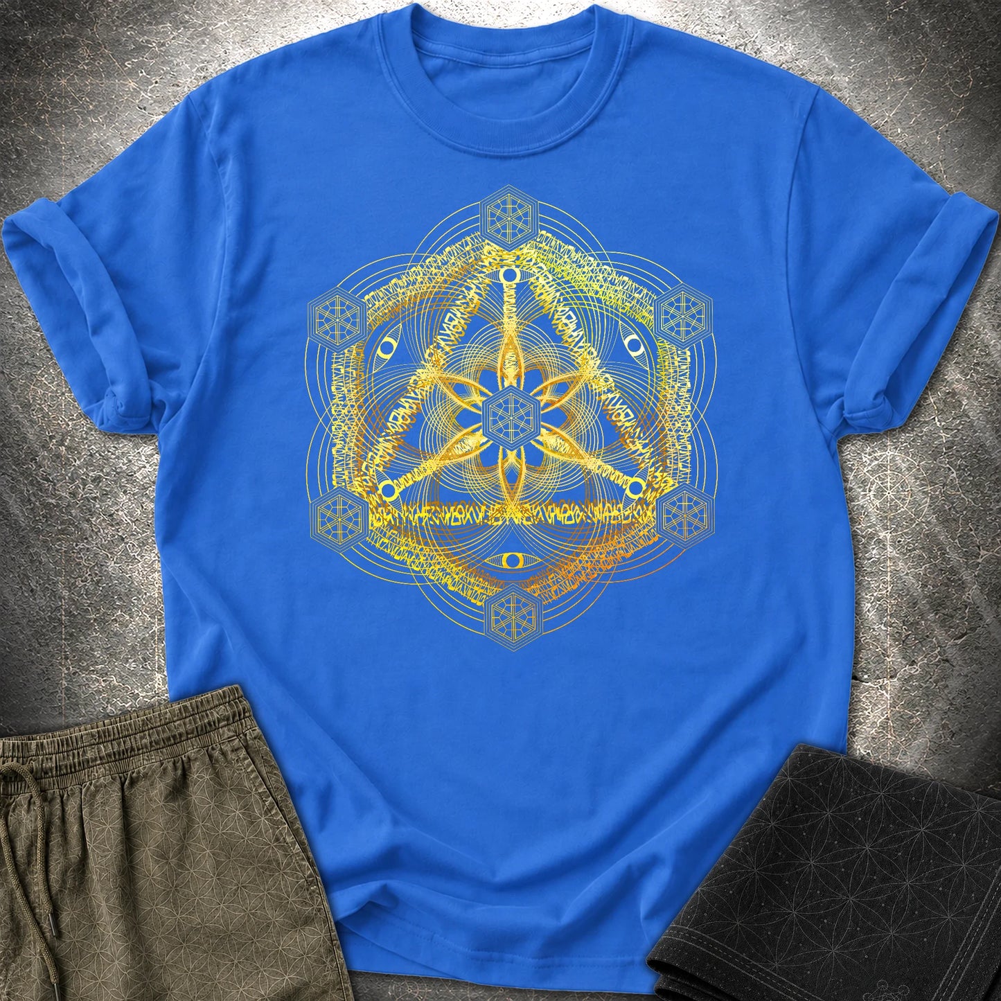 Interdimensional Tesseract T-Shirt - Interdimensional Tesseract T-Shirt - Royal