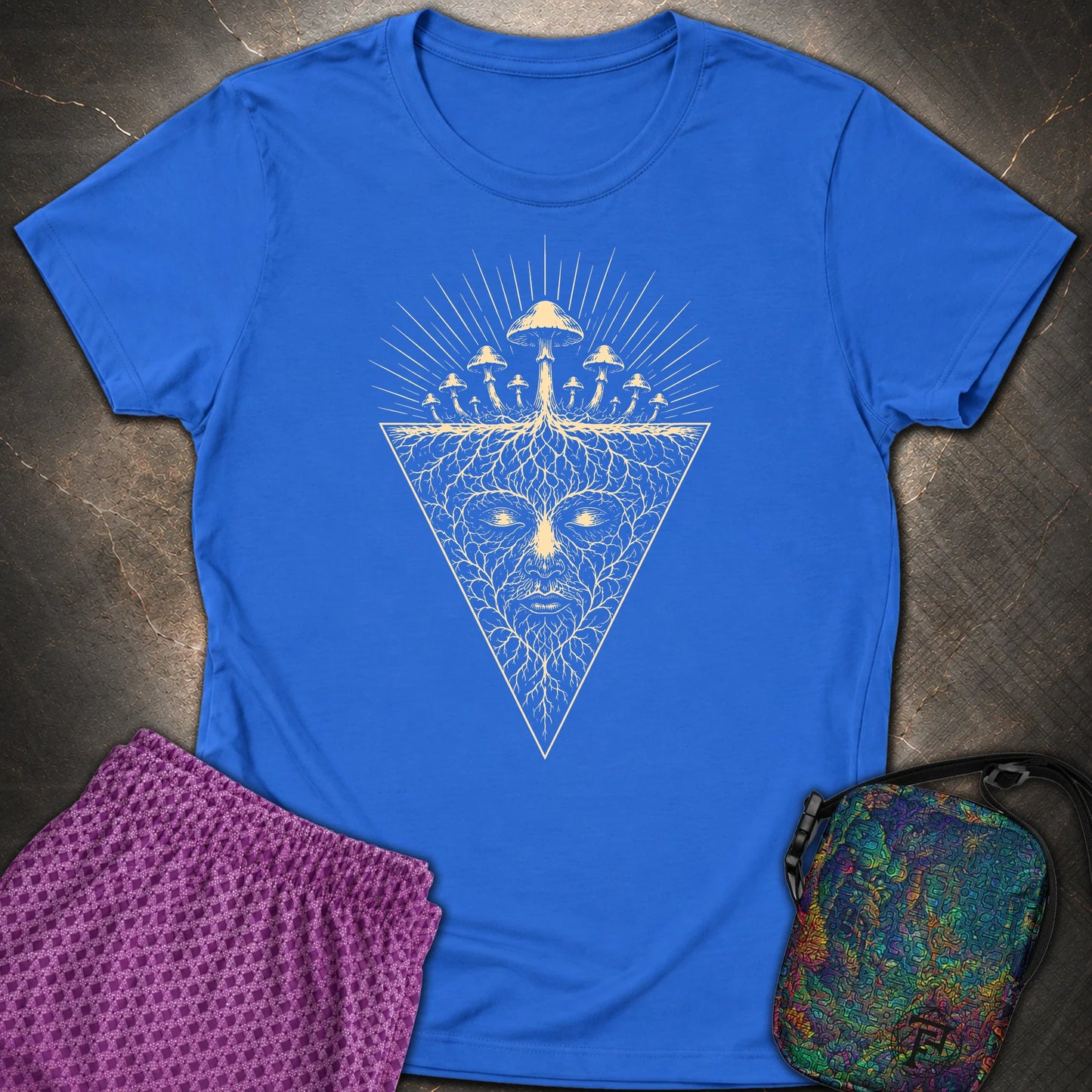 Mycelium Consciousness - Mycelium Consciousness Womens T-Shirt - Royal