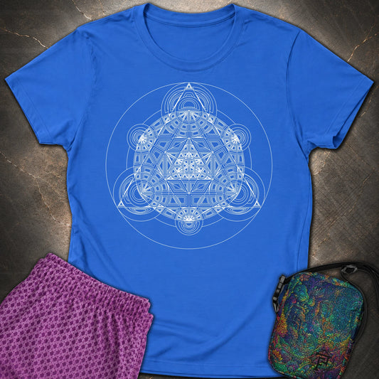 Sacred Mosaic T-Shirt - Sacred Mosaic Womens T-Shirt - Royal