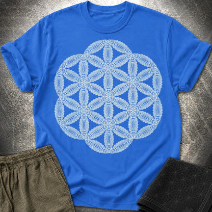 Organic Seed Of Life T-Shirt - Organic Seed Of Life T-Shirt - Royal
