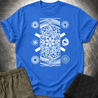 FramePace Geometry T-Shirt - FramePace Geometry T-Shirt - Royal