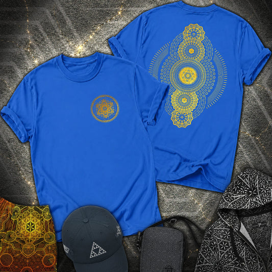 Metatron Geometric Universe 2 Sided T-Shirt - Metatron Geometric Universe 2 Sided T-Shirt - Royal