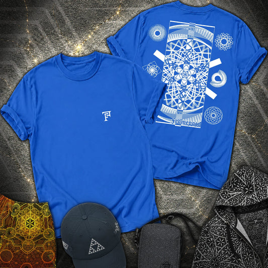 FramePace Geometry 2 Sided T-Shirt - FramePace Geometry 2 Sided T-Shirt - Royal