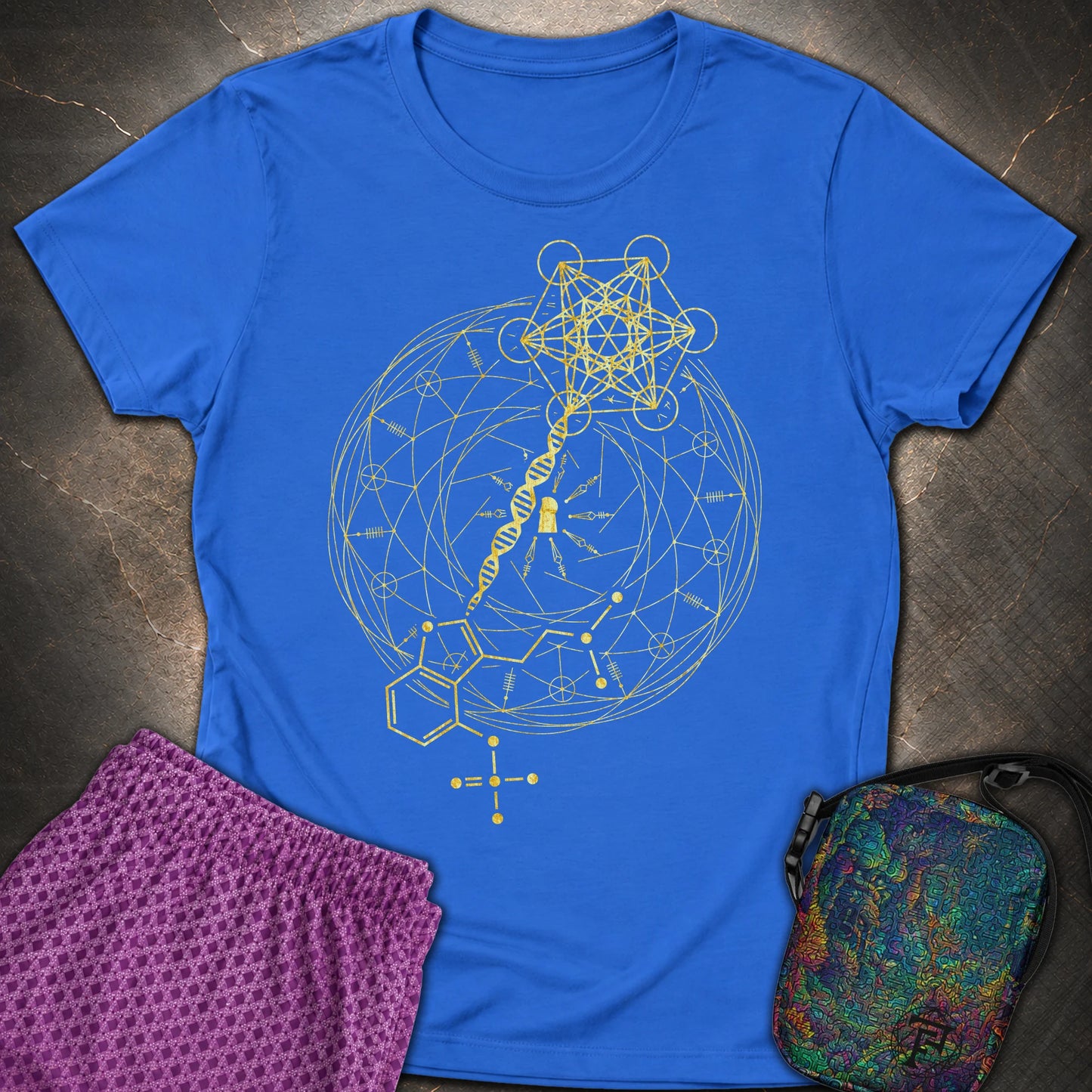 Psilocybin Key To Universe - Psilocybin Key To Universe Women’s T-shirt - Royal