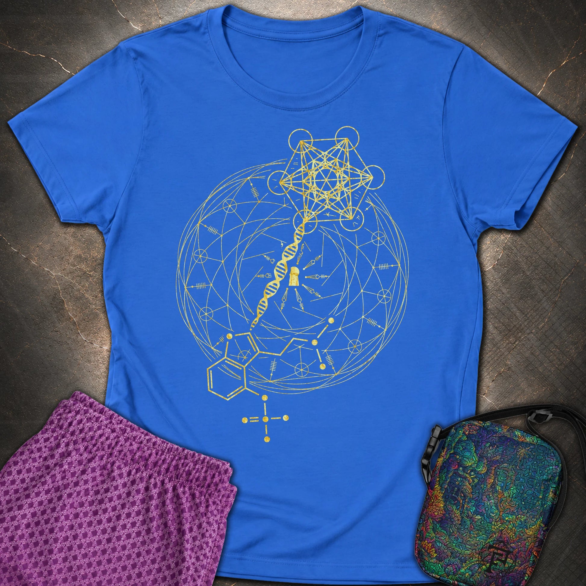Psilocybin Key To Universe - Psilocybin Key To Universe Women’s T-shirt - Royal