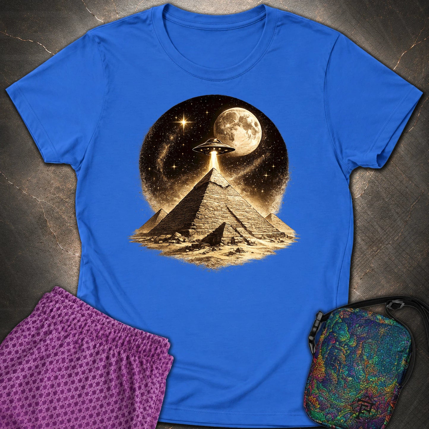 Giza Pyramid Maøe - Giza Pyramid Maøe Womens T-Shirt - Royal