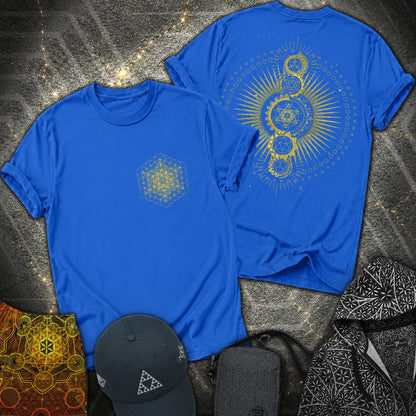Metatron Journey 2 Sided T-Shirt - Metatron Journey 2 Sided T-Shirt - Royal