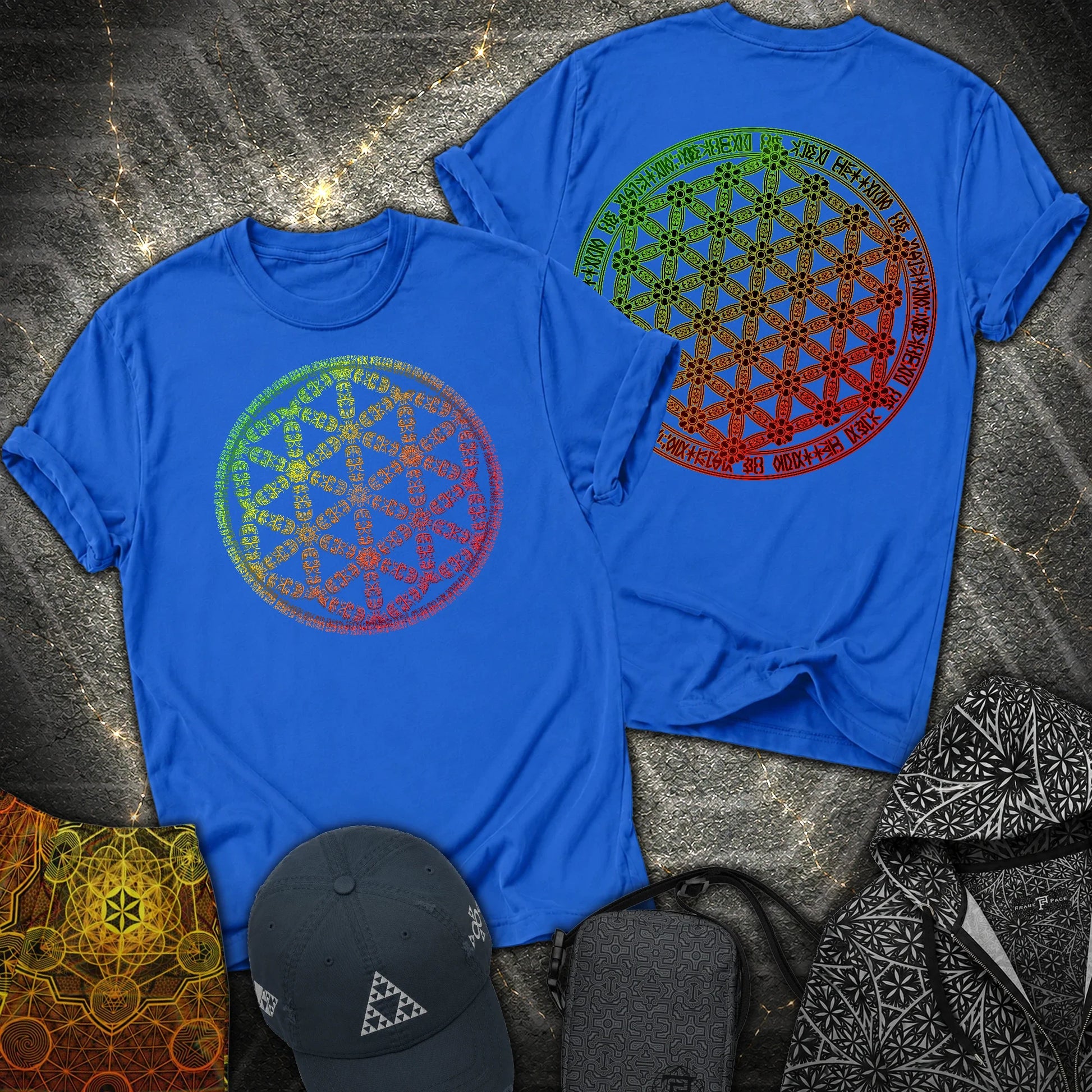Seed and Flower 2 Sided T-Shirt - Seed and Flower 2 Sided T-Shirt - Royal