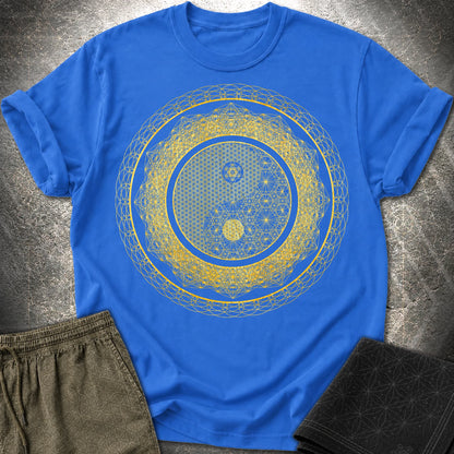 Yin Yang Gold T-Shirt - Yin Yang Gold T-Shirt - Royal