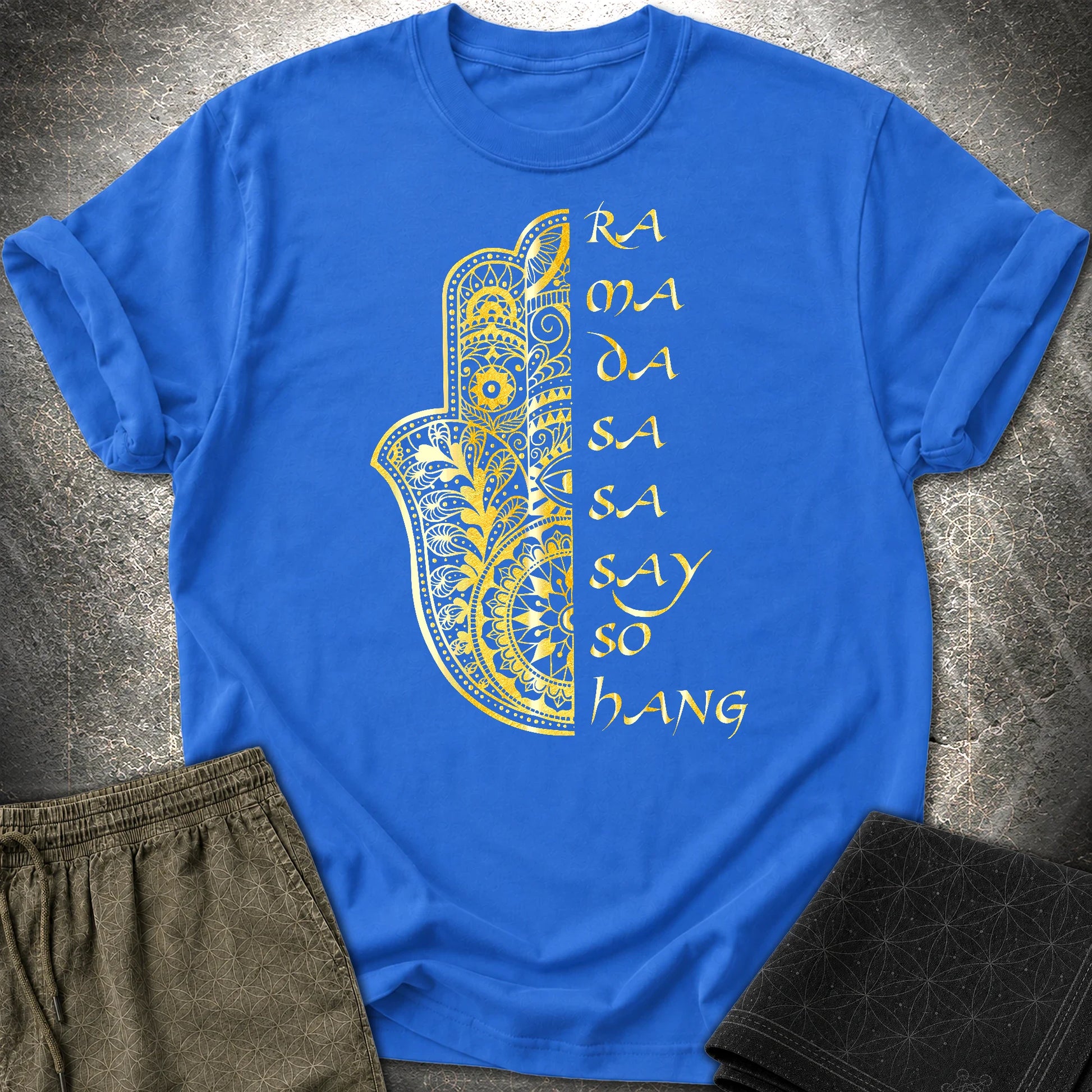 Buddha Mantra T-Shirt - Buddha Mantra T-Shirt - Royal
