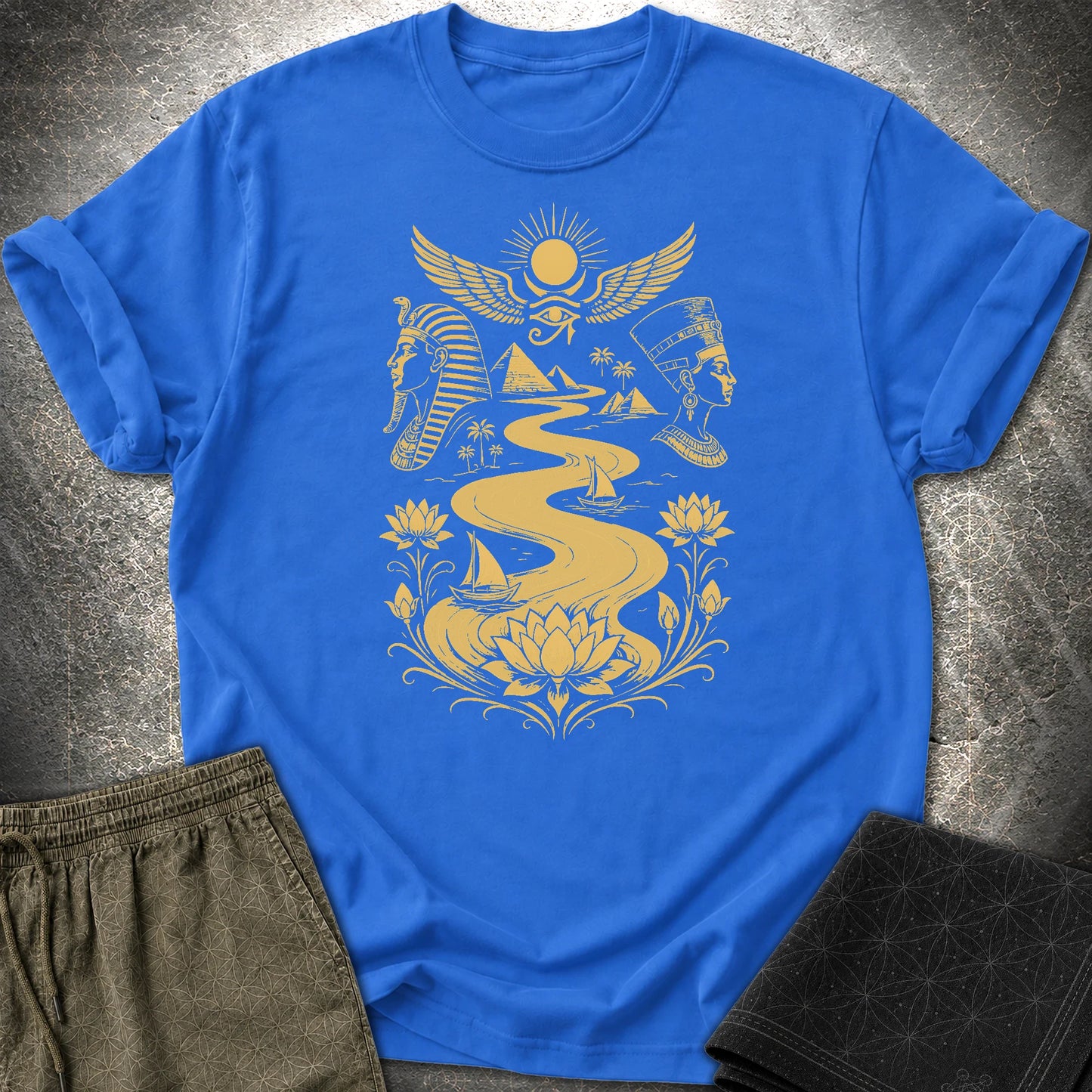Golden Nile Between Two Crowns - Golden Nile Between Two Crowns T-Shirt - Royal