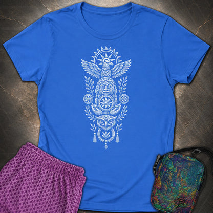 Totem White - Totem White Womens T-Shirt - Royal